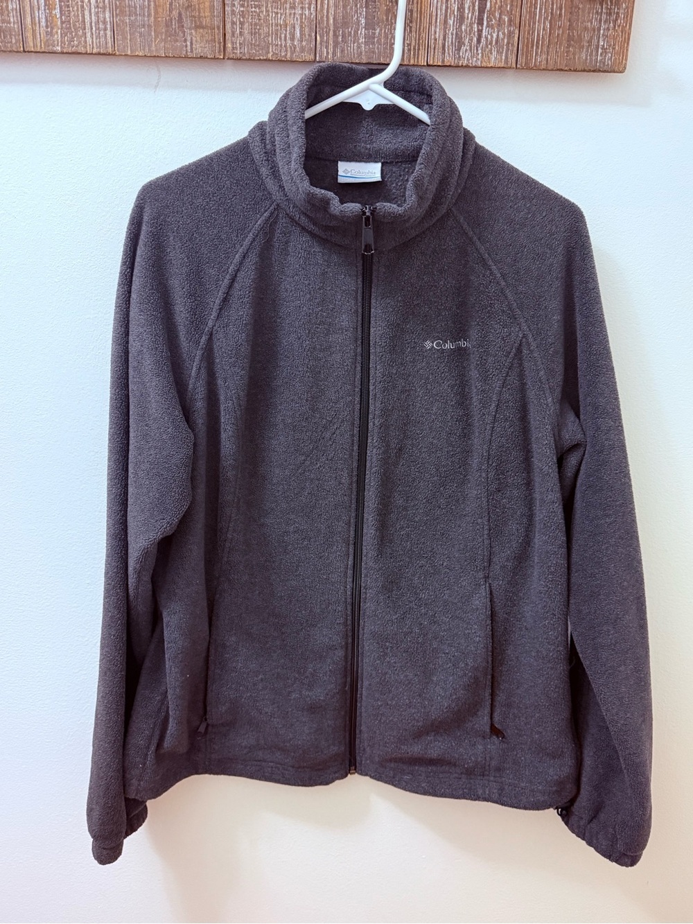 Columbia Dark Gray Full-Zip Fleece Jacket